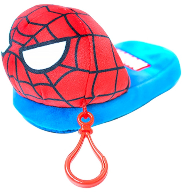 스파이더맨 슬리퍼 가방고리 13cm, 레드 + 블루 + 블랙, 9cm, 1개