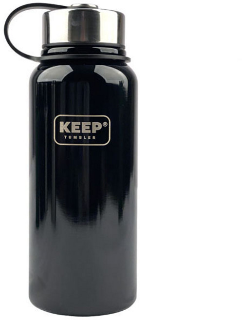 KEEP 스텐 스포츠 보틀 보온병, 블랙, 800ml