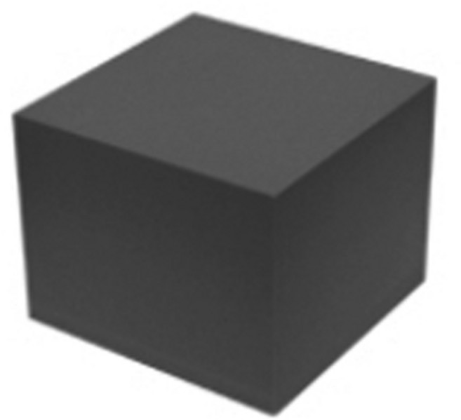 대한 큐브 촬영 소품 직사각형 OBJ-06, 블랙