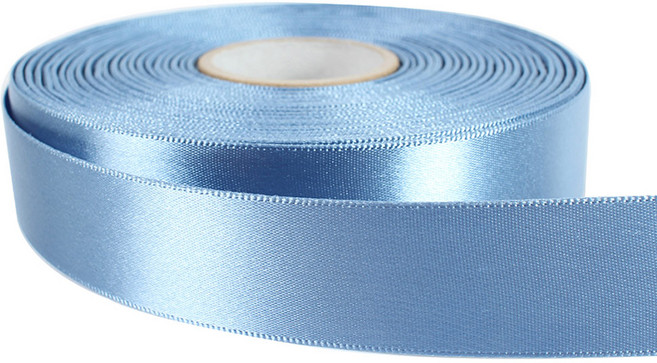 노크 고밀도 공단 리본끈 20mm, 청하늘, 45m, 1개