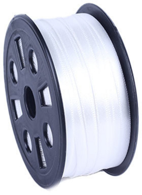 노크 고밀도 공단 리본끈 5mm, 백아이보리, 90m, 1개