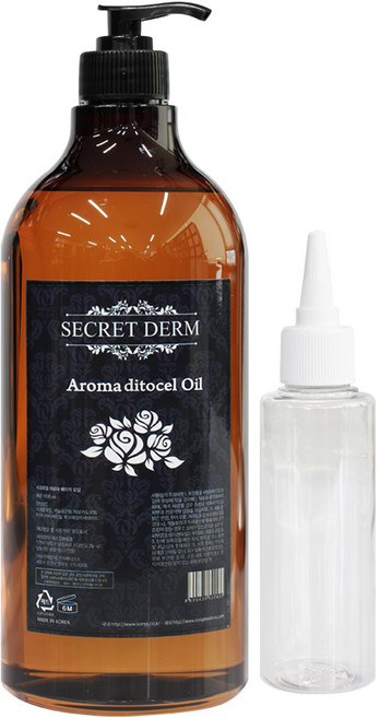 Secret Derm 香氛按摩精油 尤加利葉香 1L 附壓頭+空瓶 100ml, 1組