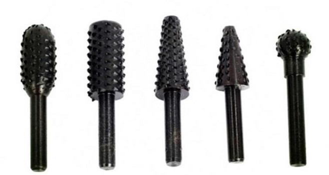 목공예 로타리바 목재 홈파기 날 5종 세트, 1세트