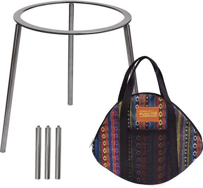 벅703 스탠드 그리들 원형 받침대 + 가방 + 다리, 1세트