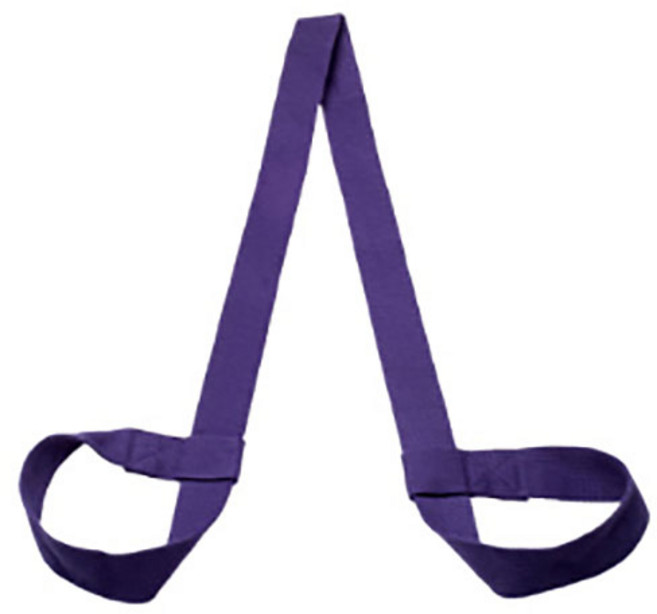 오늘의요가 요가매트 스트랩, 다크퍼플, 1개