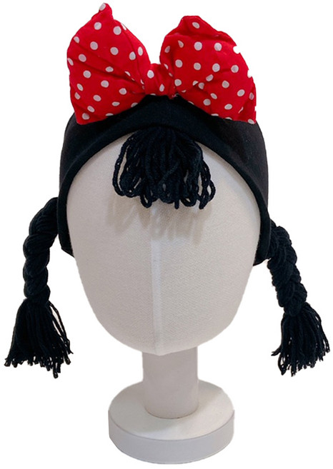 비솔 신생아 가발 머리띠 위그밴드