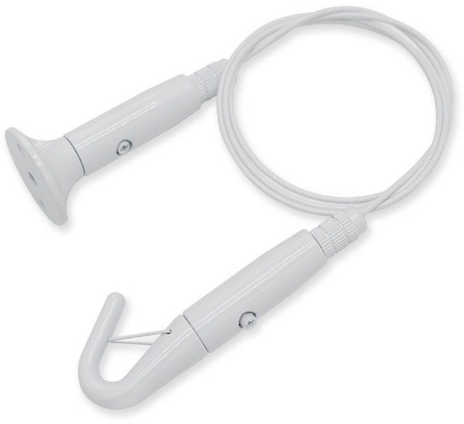 와이어 천장 피스 액자걸이 대, 화이트, 1개