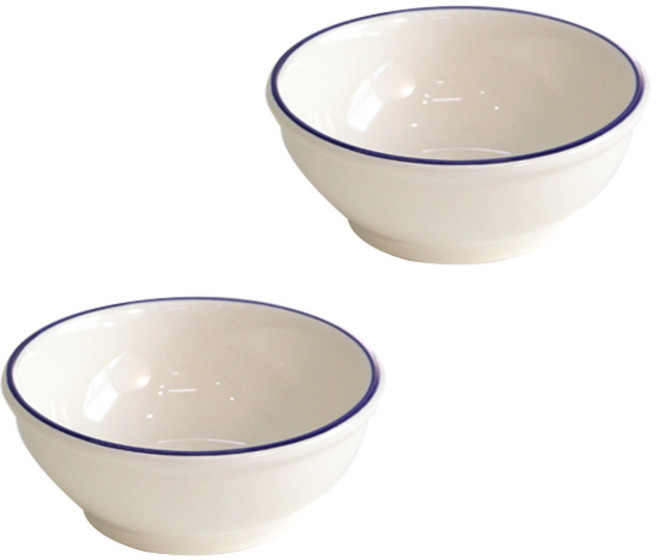 시라쿠스 뉴욕 라인 대접 국그릇, 블루, 2개