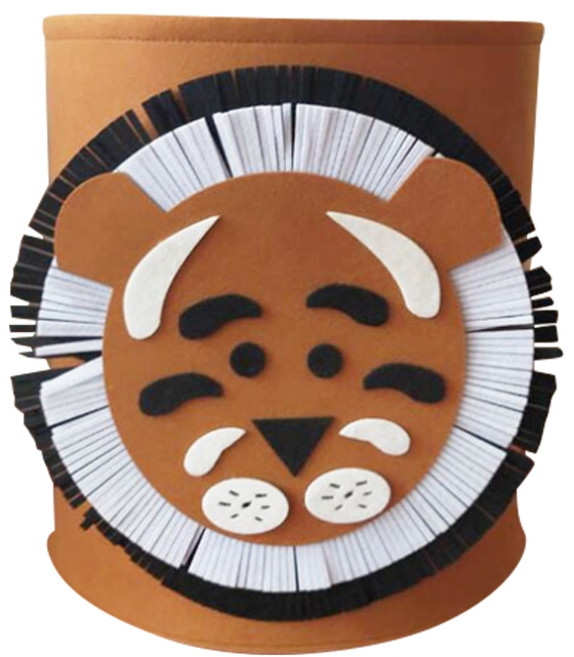 모모숲 동물 소품 바구니, 사자, 1개