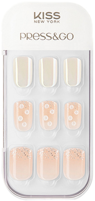 키스뉴욕 프레스앤고 마이시즌 홀리데이 네일팁 세트, 1개, 샤도네이