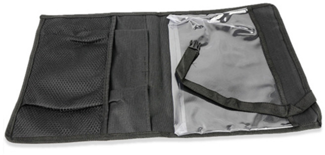 티커벨 차량용 뒷좌석 포켓 헤드레스트 태블릿 거치대, 1개