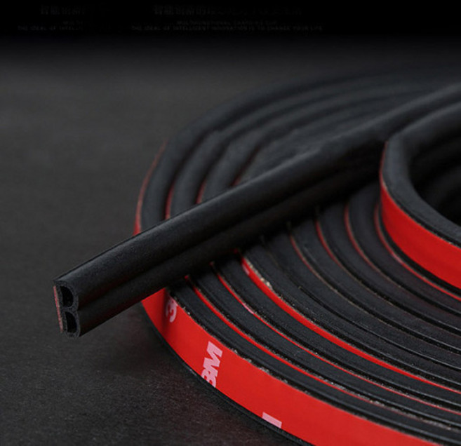 티커벨 자동차 풍절음 차단 몰딩 더블 윈드키퍼 이중 터널형 1M, 라인