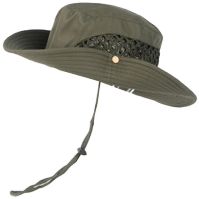 몬테로 남녀공용 사파리 등산모자, 그린