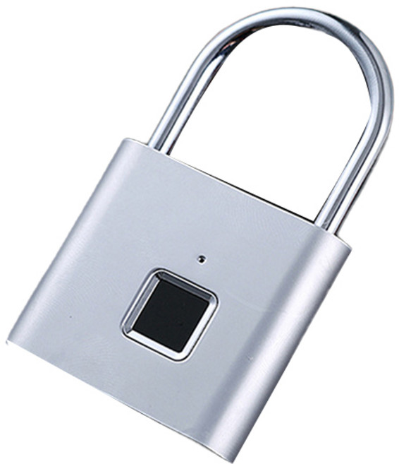 치프몰 지문인식 스마트 자물쇠 은색 3010, 1개