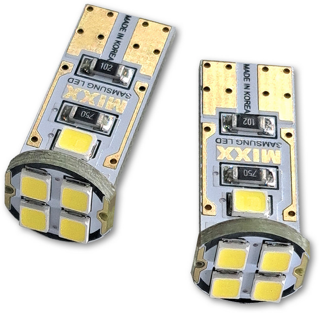 믹스 차량용 T10 LED 실내등, 2개, 컨텐츠 참조