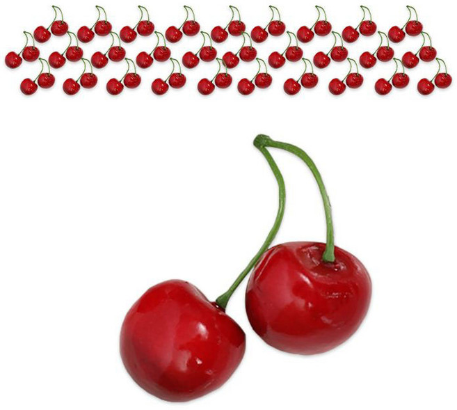 대한몰 과일 푸드 음식 모형 컨셉 촬영 인테리어 소품 30p, 014 레드체리 2p