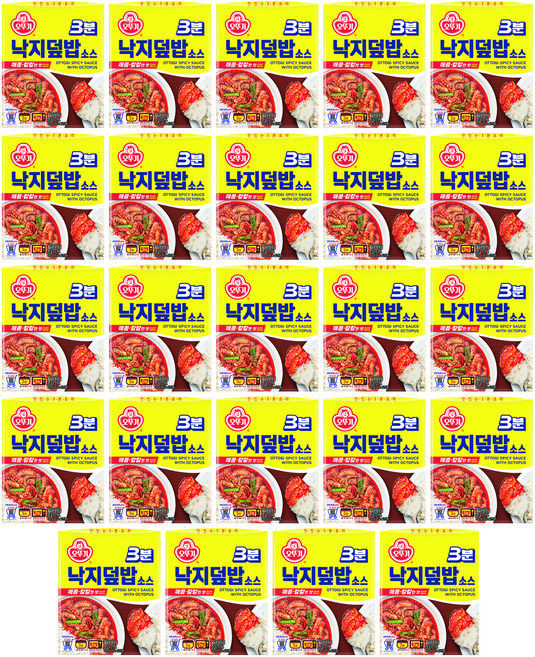 오뚜기 3분 낙지 덮밥소스, 150g, 24개