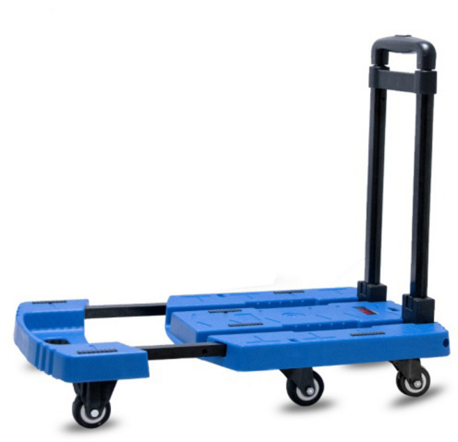 소미아 3단 접이식 미니 핸드카트, 블루, 1개