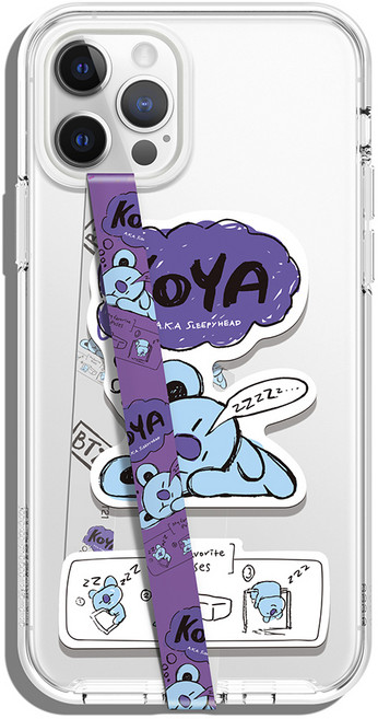 엘라고 BT21 핸드폰 핑거 스트랩, KOYA, 1개