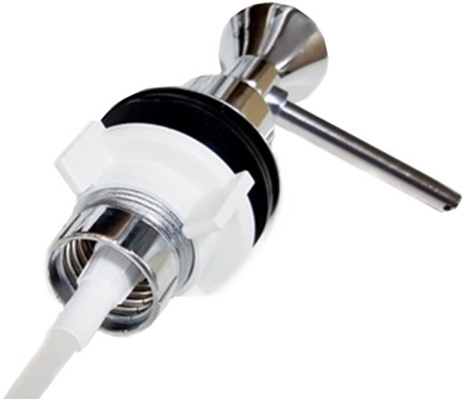 한양수전 싱크대 매립형 세제펌프, 혼합색상, 1개