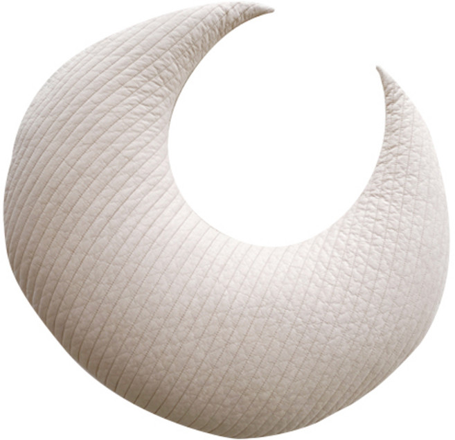 마롤로뜨x돗투돗 누빔달쿠션 수유쿠션, 베이지