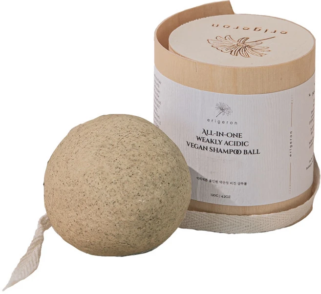 에리제론 올인원 약산성 뷰티볼 샴푸바 어성초그린 120g + 자작나무 패키지, 1개 - 쿠팡