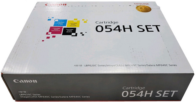 Canon 佳能 正品碳粉匣 大容量 4色套組 CRG-054H, 混合顏色, 1套