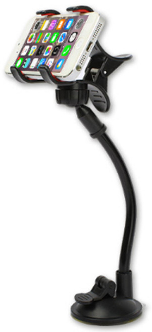 차량용 흡착식 자바라 거치대, 1개, 블랙