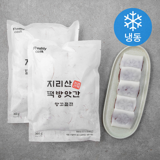 프레슬리쿡 앙꼬절편 (냉동), 30g, 12개입, 2개
