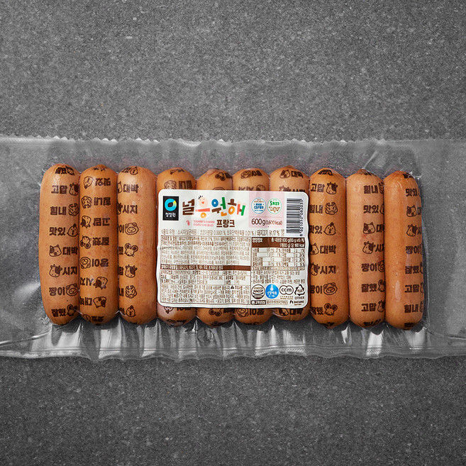 청정원 널 응원해 프랑크, 600g, 1개
