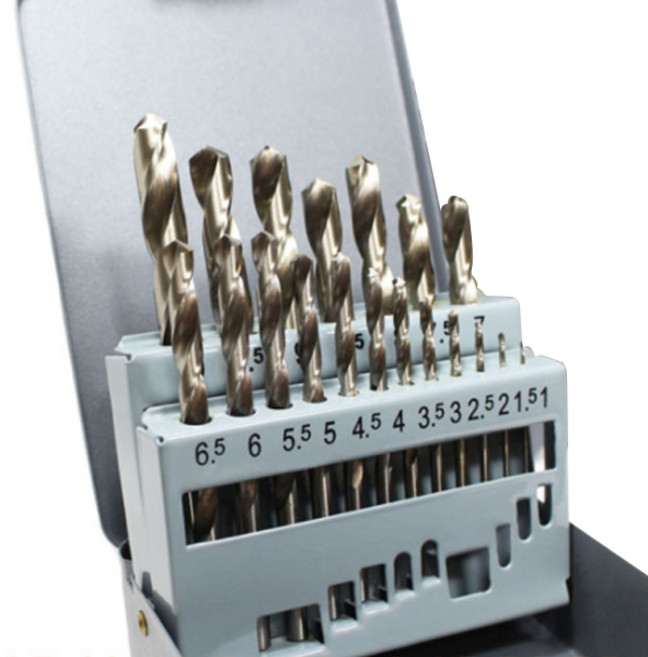 철판용 제이원 하이스 드릴 19종 세트, 1세트