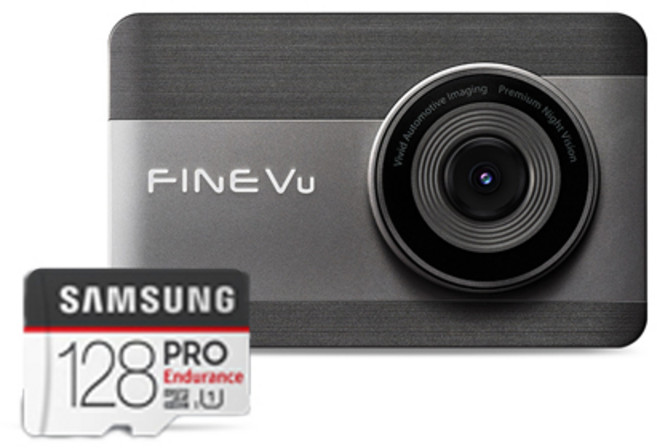 파인뷰 전후방 FHD 2채널 블랙박스 X900 POWER, 128GB, 무료장착쿠폰 + GPS 안테나