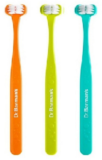 닥터바만스 3면 수퍼브러쉬 어린이 칫솔 1단계 차일드, 랜덤발송, 3개, 1개입