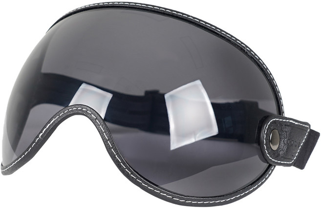 크랭크 레트로 오토바이 고글 GMT-01, BLACK, 1개