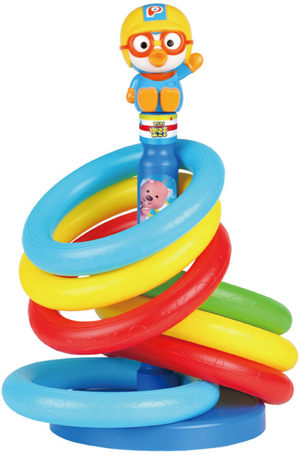 Pororo 淘氣小企鵝 套圈遊戲, 混合色, 1個