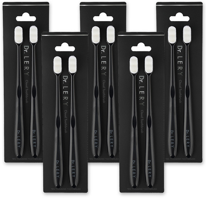 생활공식 닥터레리 클라우드 만모칫솔, 2개입, 5개