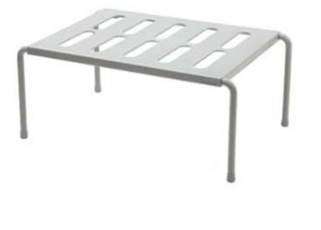 슬라이드 접이식 선반, 그레이, 1개