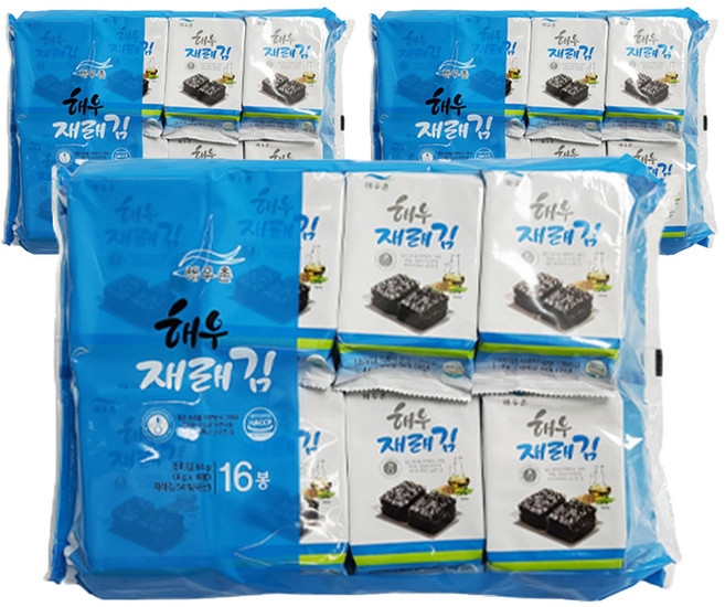 해우촌 해우 도시락 재래김, 48개