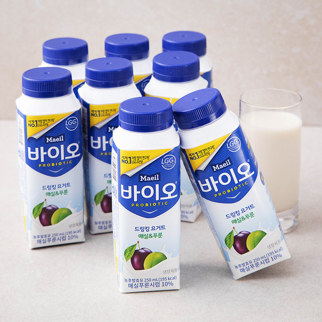 매일바이오 드링킹 요거트 매실&푸룬, 250ml, 4개입, 2개