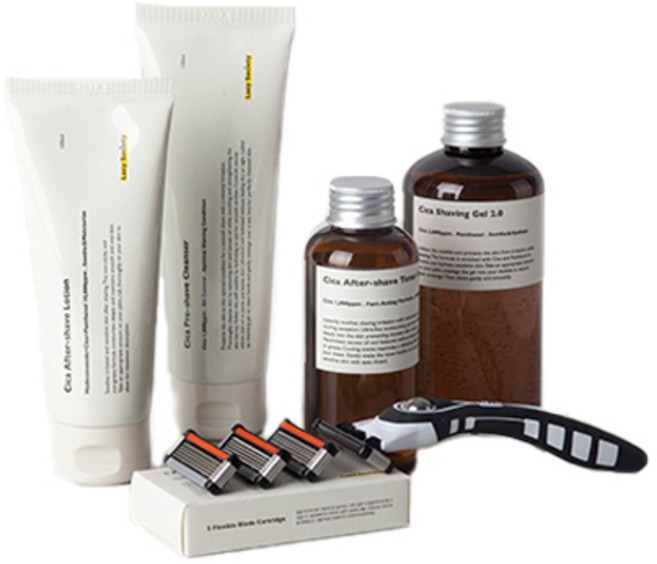 레이지소사이어티 5중날 면도기 풀케어 패키지, 면도 패키지 6종, 1세트