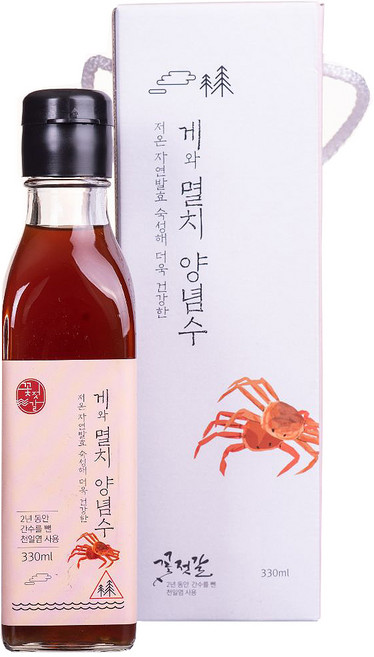 Ggotjeotgal 蟹與鯷魚調味水, 330ml, 1個
