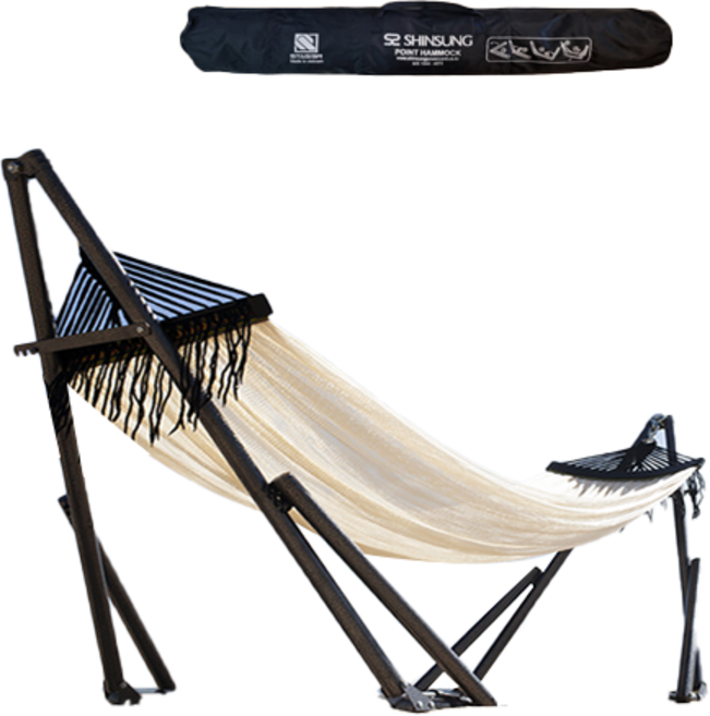 STAGER 해먹 스탠드 세트, 레몬화이트