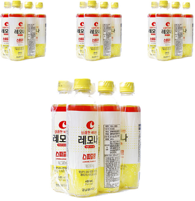 레모나 스파클링, 400ml, 24개