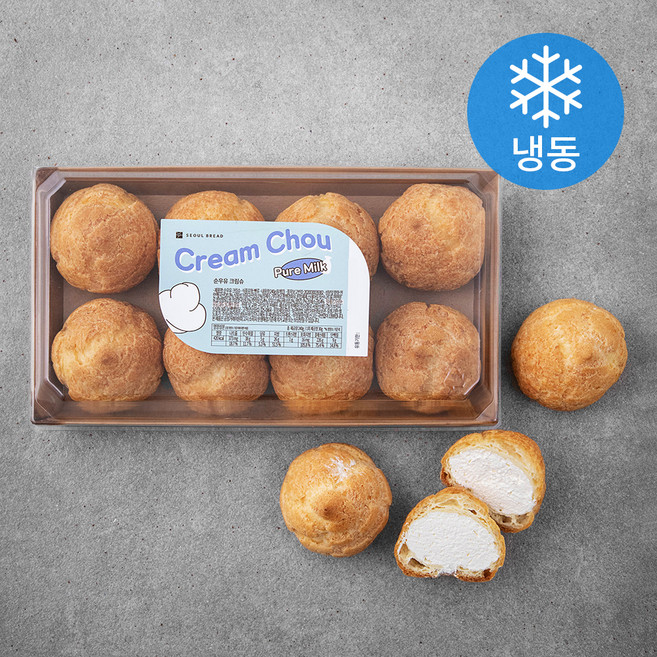 서울브레드 생크림 슈 (냉동), 30g, 8개입, 1개