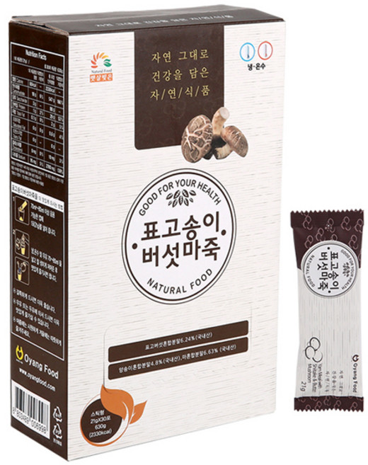 오양식품 표고송이 버섯 마죽, 21g, 30개입, 1개