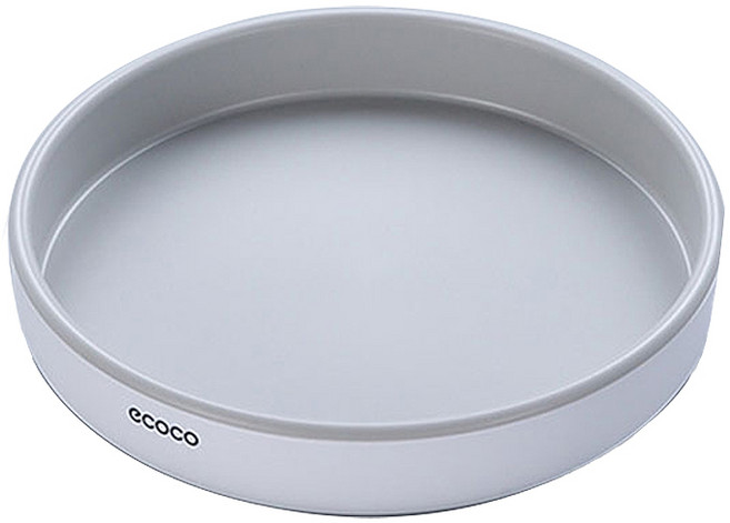 ecoco 돌아가는 회전 수납 정리함 소형, 1개, 화이트