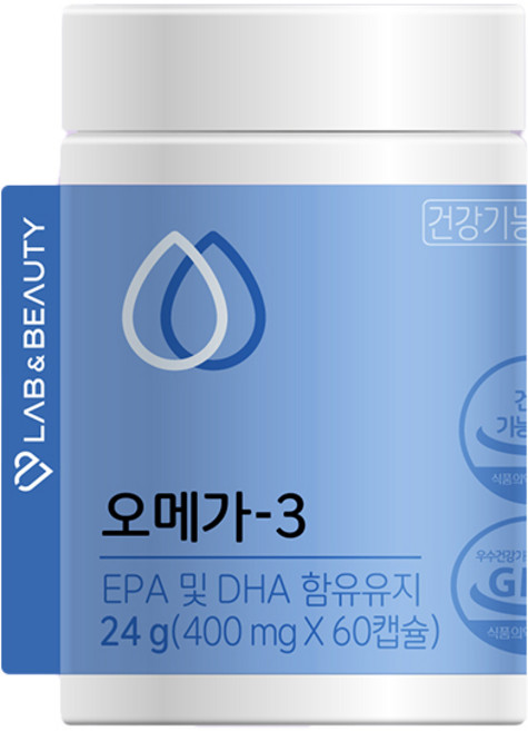 랩앤뷰티 랩티 마이핏 영양제 오메가3, 60정, 1개