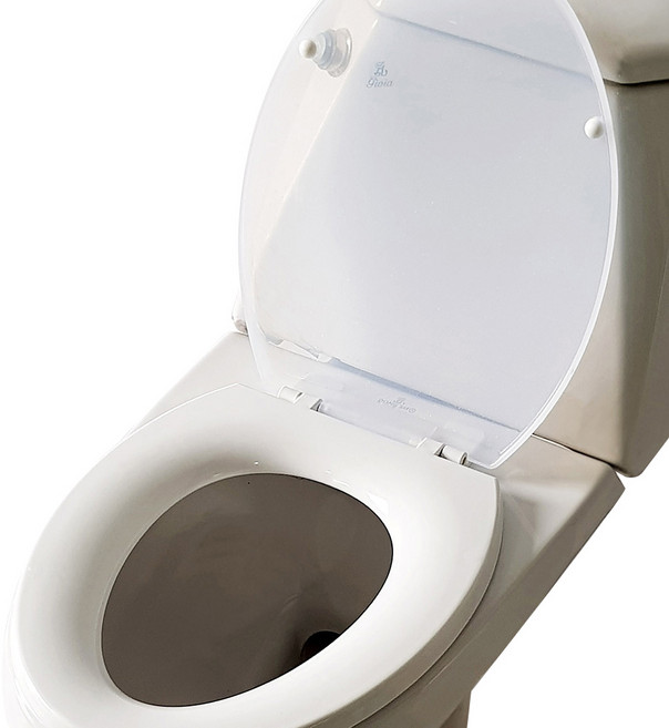 스텐다드 하드 변기커버 중대형, 투명펄, 1개