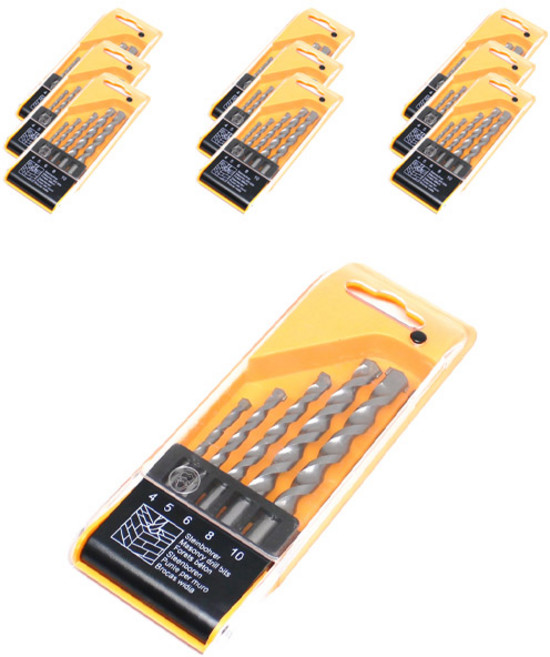 제이원 콘크리트 드릴비트 5종 세트, 10세트