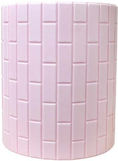 데코리아 접착식 보온 단열 모노타일 폼블럭 66cm x 20m BLK-226, 핑크, 1개